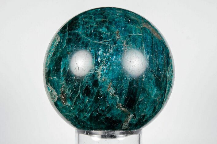 Bright Blue Apatite Sphere - Madagascar #198697
